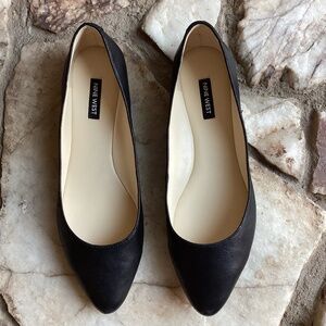 Nine West Leather Almond Toe Ballet Flats 8.5